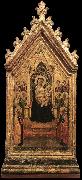 Madonna and Child Enthroned with Angels and Saints dfg